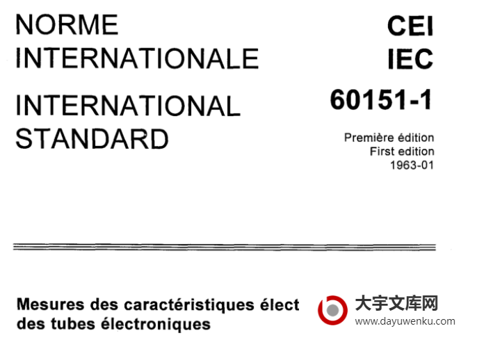 IEC 60151-1 pdf